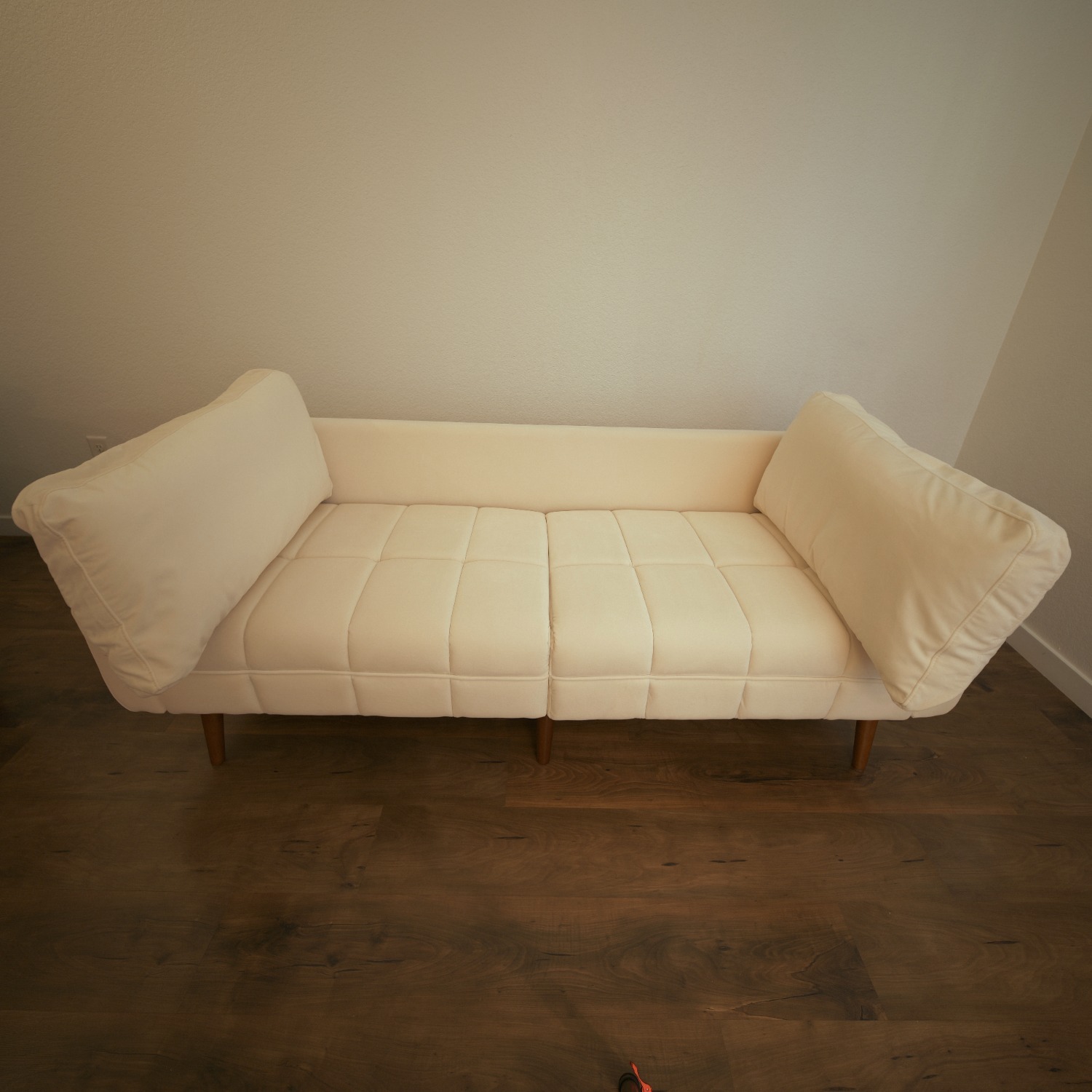 Amazon 75" Mid-Century Velvet Loveseat Sofa - image-2