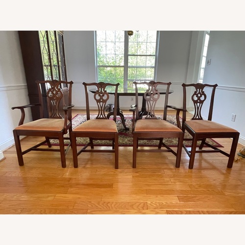 Used Vintage Chippendale Style Dining Chairs for sale on AptDeco