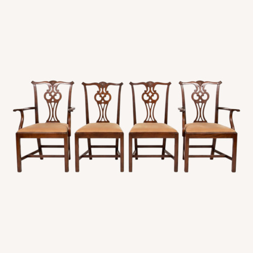 Used Vintage Chippendale Style Dining Chairs for sale on AptDeco