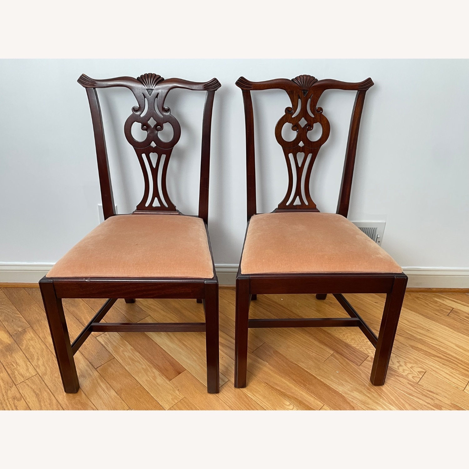 Vintage Chippendale Style Dining Chairs - image-2