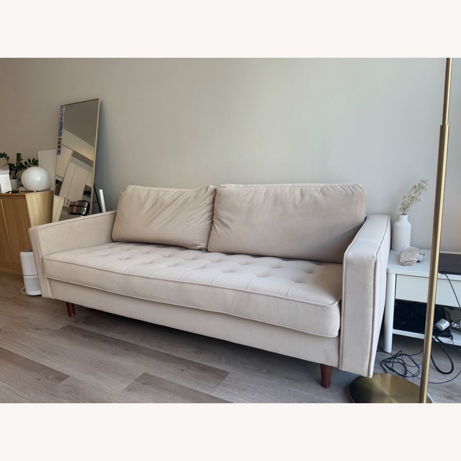 AllModern Natural Loveseat - image-1