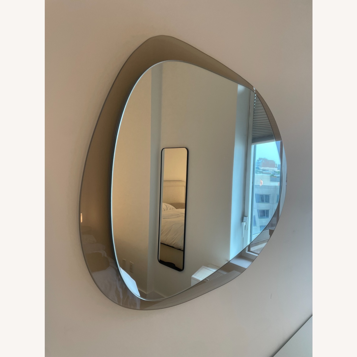Wayfair Light Brown Wall Mirror - image-2
