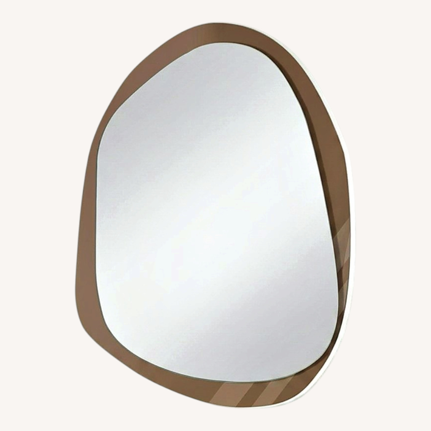 Wayfair Light Brown Wall Mirror - image-0
