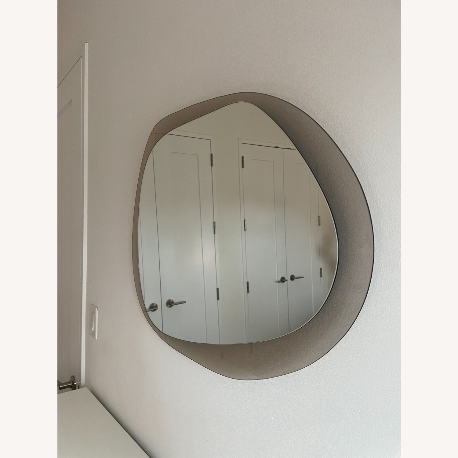 Wayfair Light Brown Wall Mirror - image-4