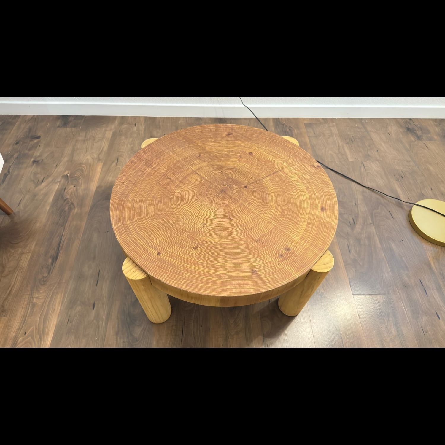 Amazon Round Wooden Coffee Table - image-2