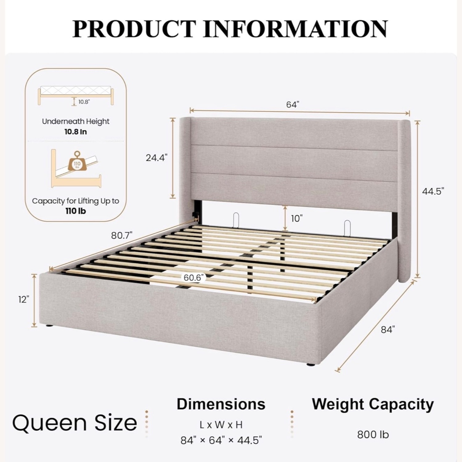 Amazon Queen Bed Frame - image-2