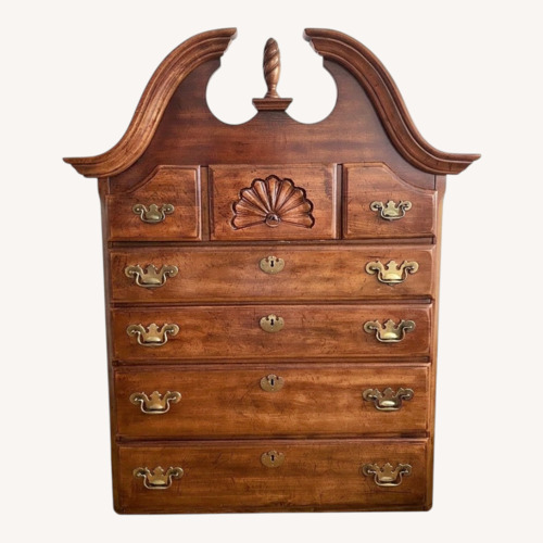 Used Vintage/Antique Dark Brown Wood Dresser for sale on AptDeco