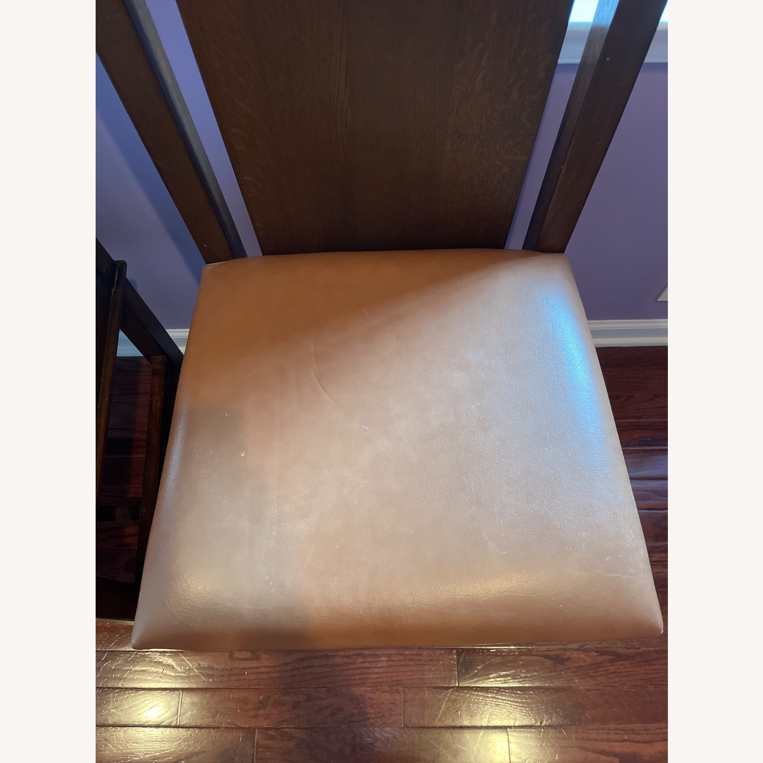 Dark Brown Wood Dining Chairs - image-3