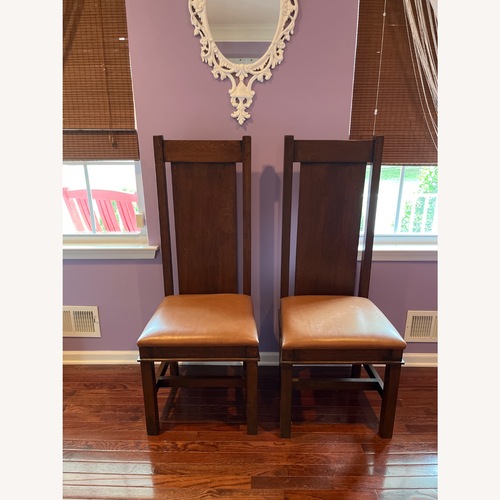 Used Dark Brown Wood Dining Chairs for sale on AptDeco