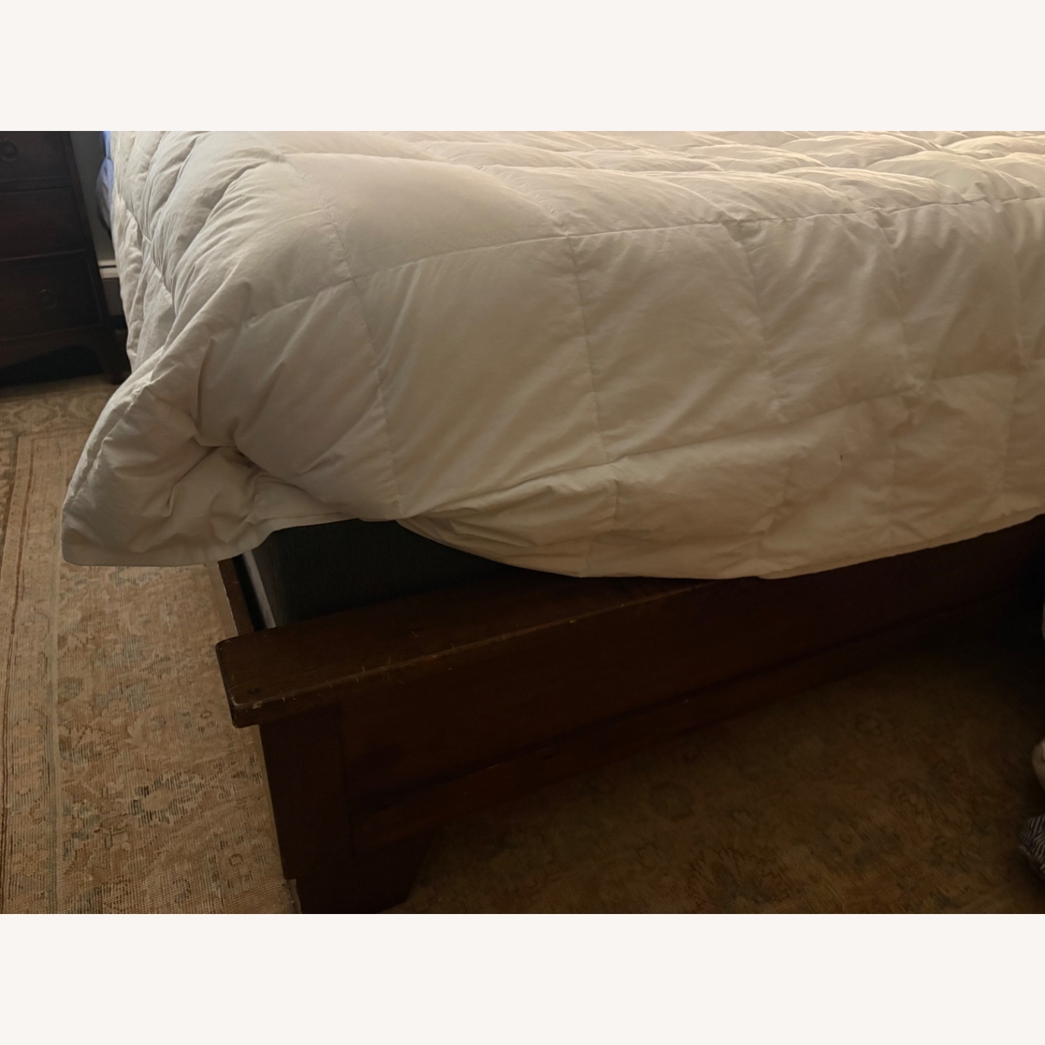 Pottery Barn Dark Brown Wood King Bed - image-3