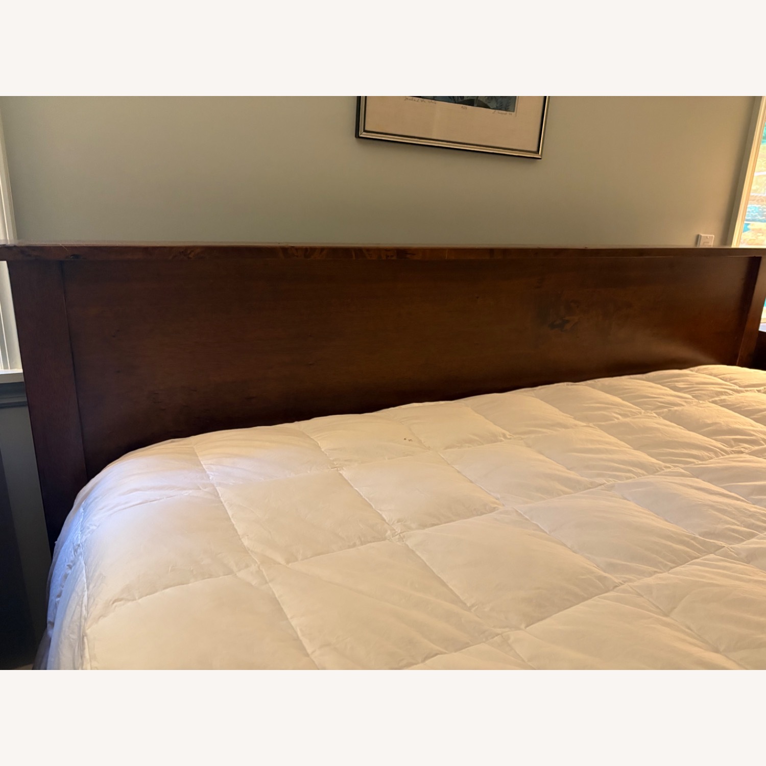 Pottery Barn Dark Brown Wood King Bed - image-6