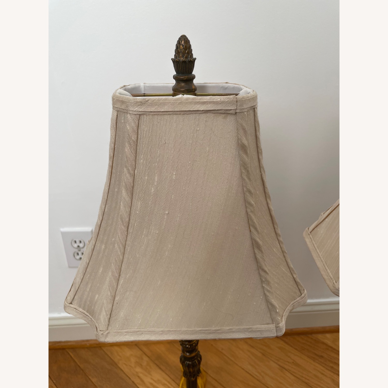 Vintage Traditional Bronze Buffet Table Lamps 2 - image-3