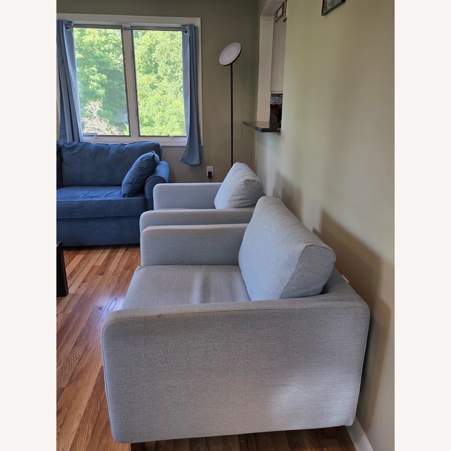 Accent Lounge Chairs Arctic Blue - image-3
