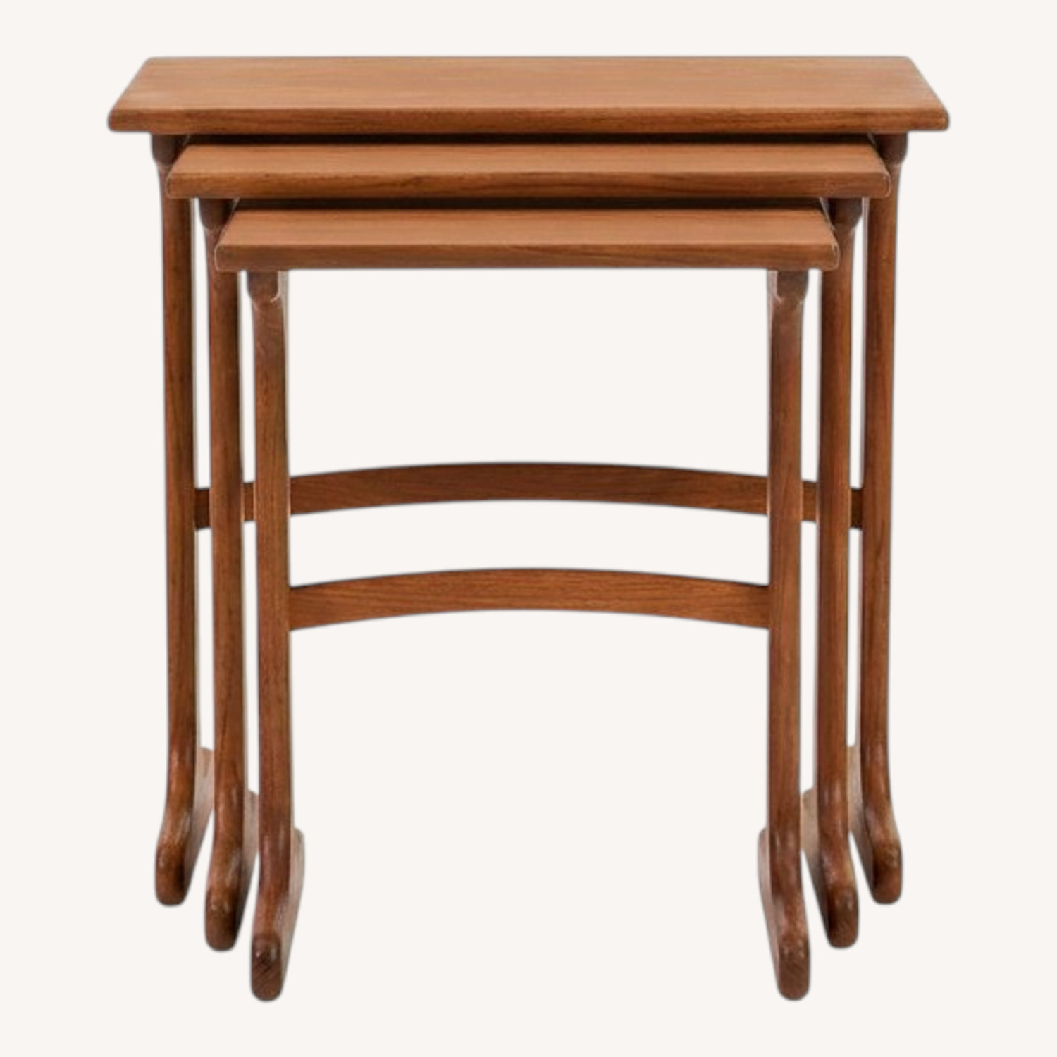 G Plan Vintage Mid Century Teak Nesting Tables - image-0
