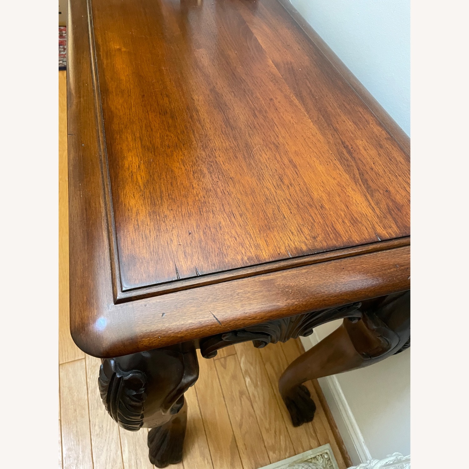 Vintage/Antique Wood Side Table - image-8