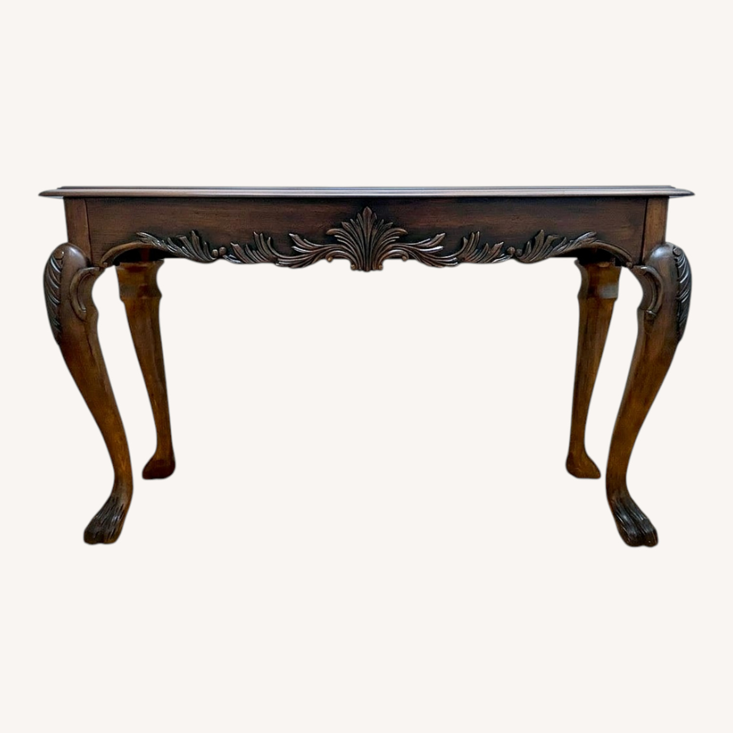 Vintage/Antique Wood Side Table - image-0