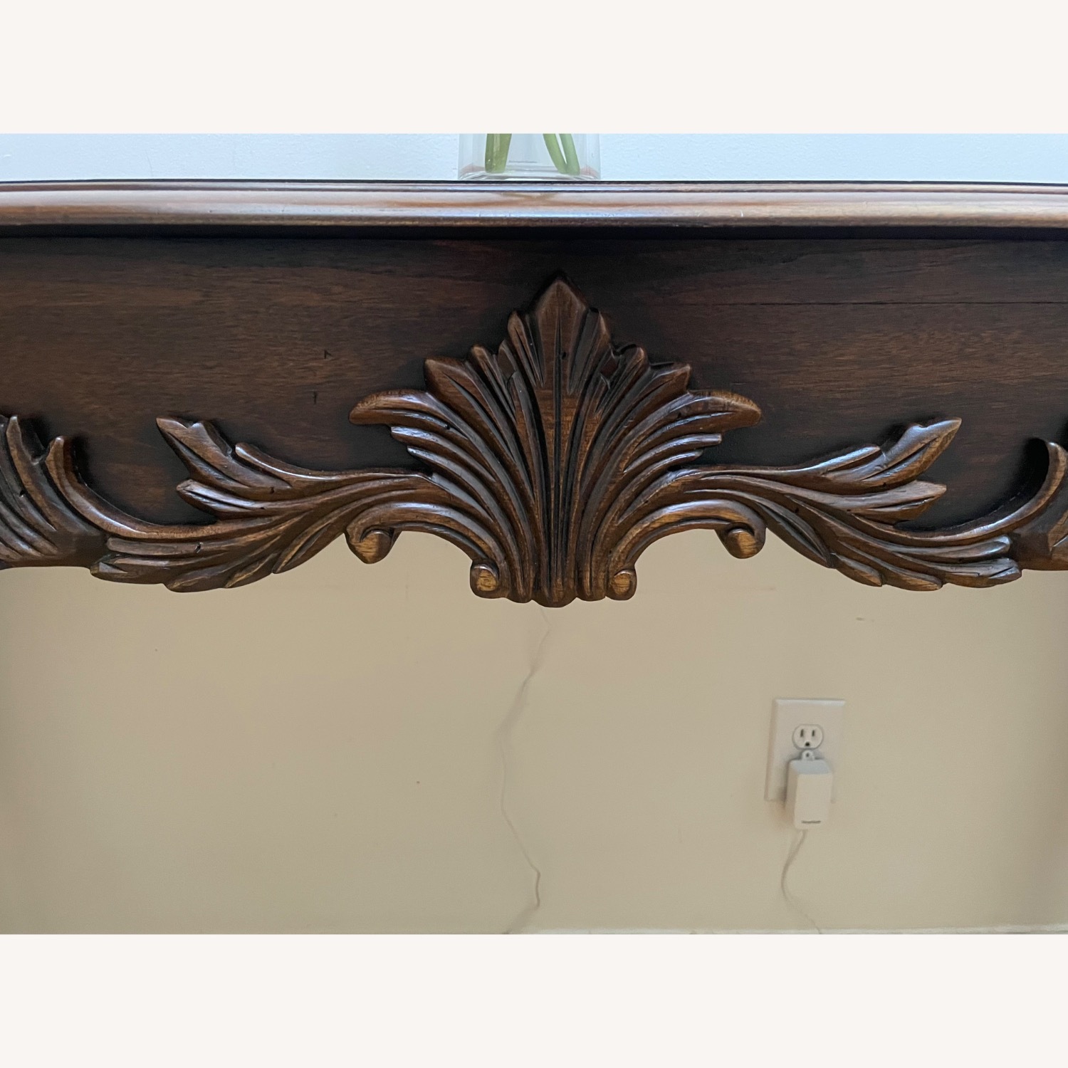 Vintage/Antique Wood Side Table - image-3