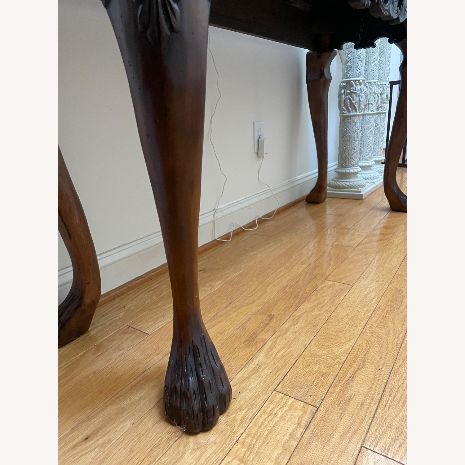 Vintage/Antique Wood Side Table - image-6
