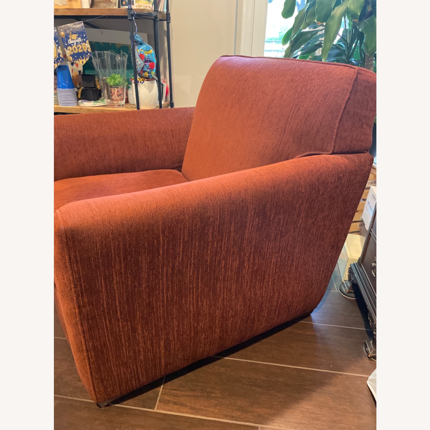 Crate & Barrel Wine Armchair  - image-2