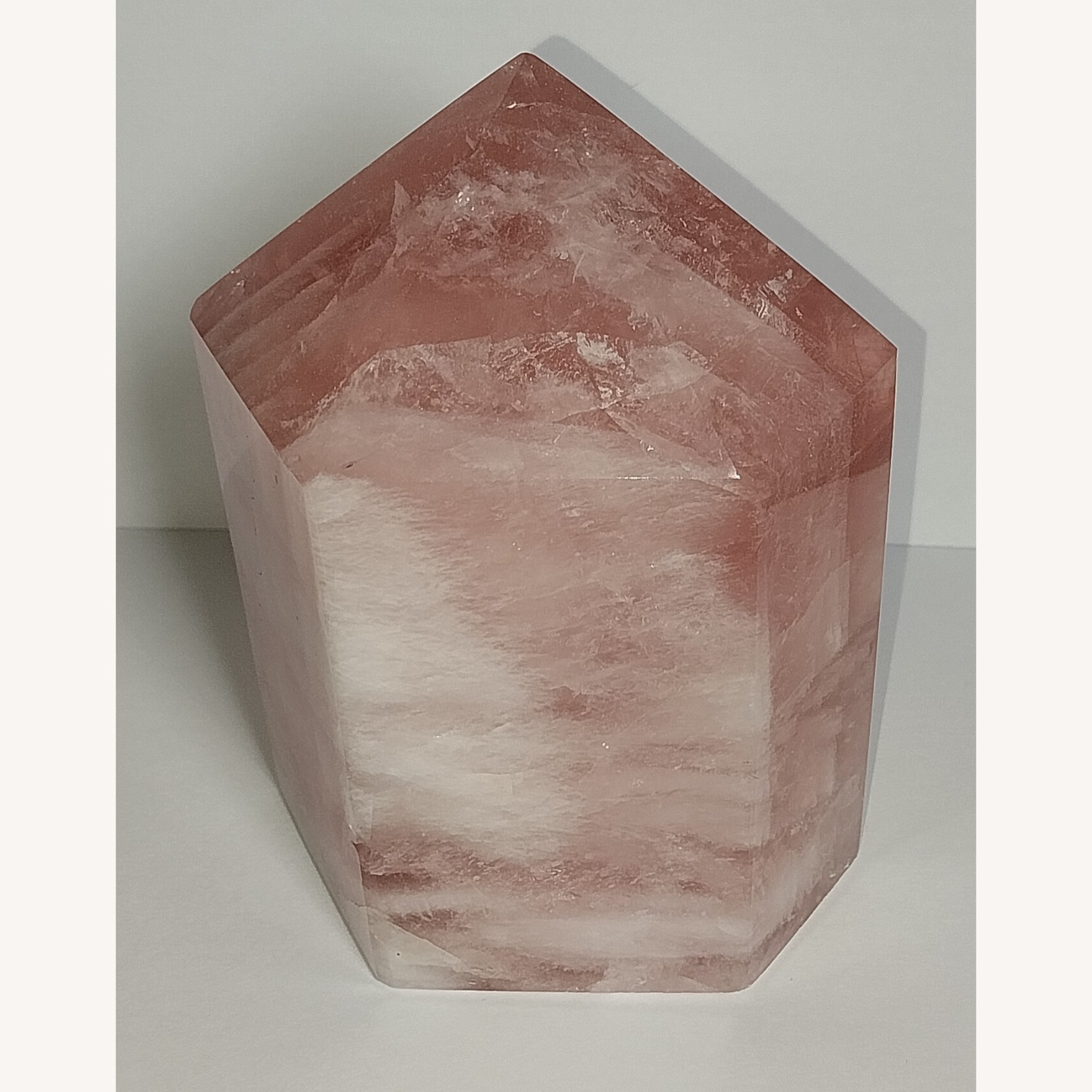 Rose Quartz Crystal Tower - image-9