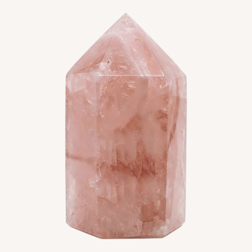 Used Rose Quartz Crystal Tower for sale on AptDeco