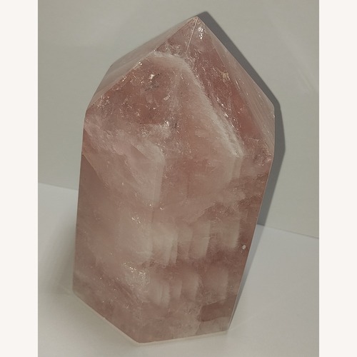 Used Rose Quartz Crystal Tower for sale on AptDeco