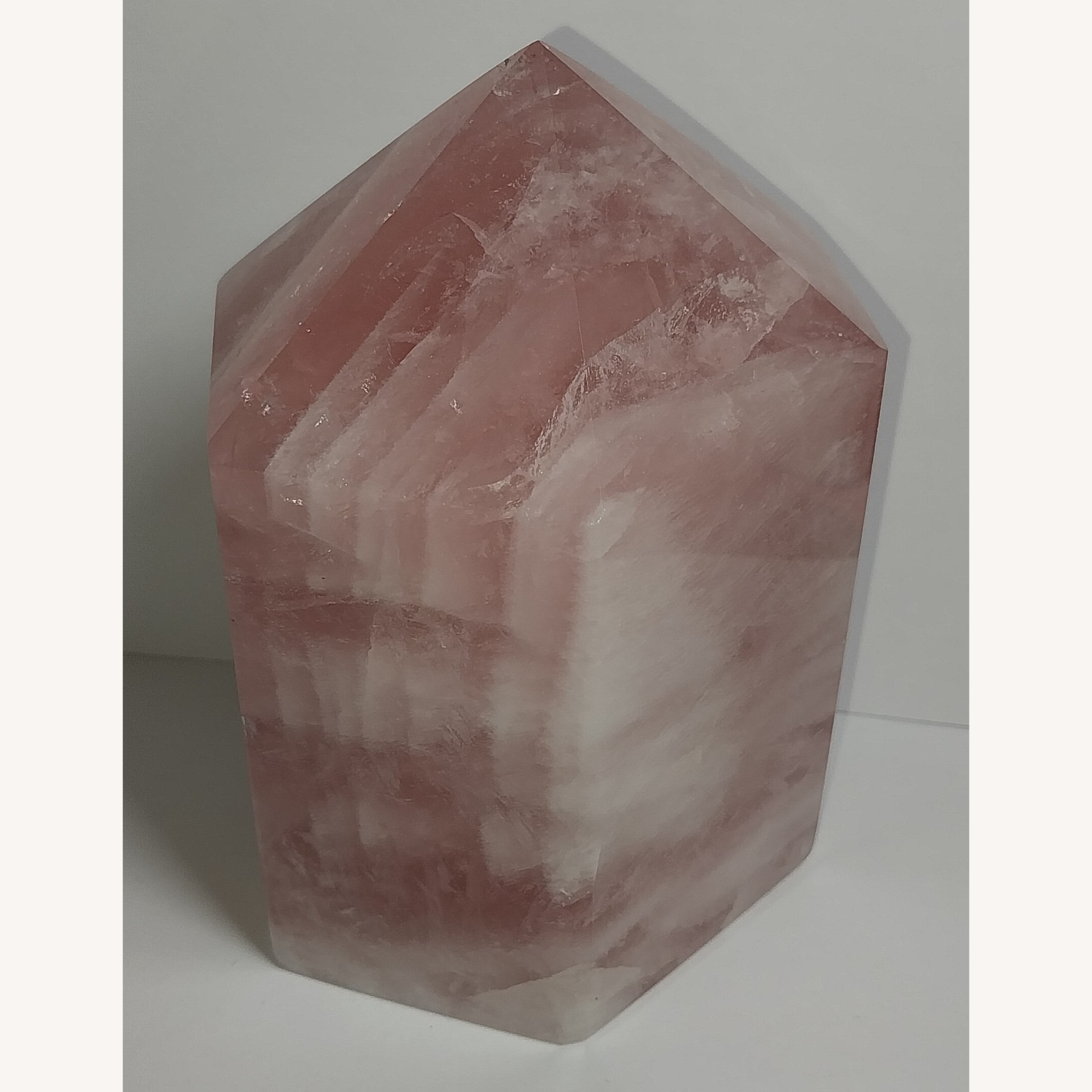 Rose Quartz Crystal Tower - image-3