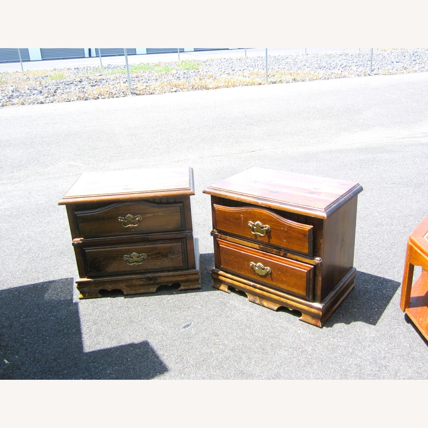 VTG Pair of Nightstands - image-1