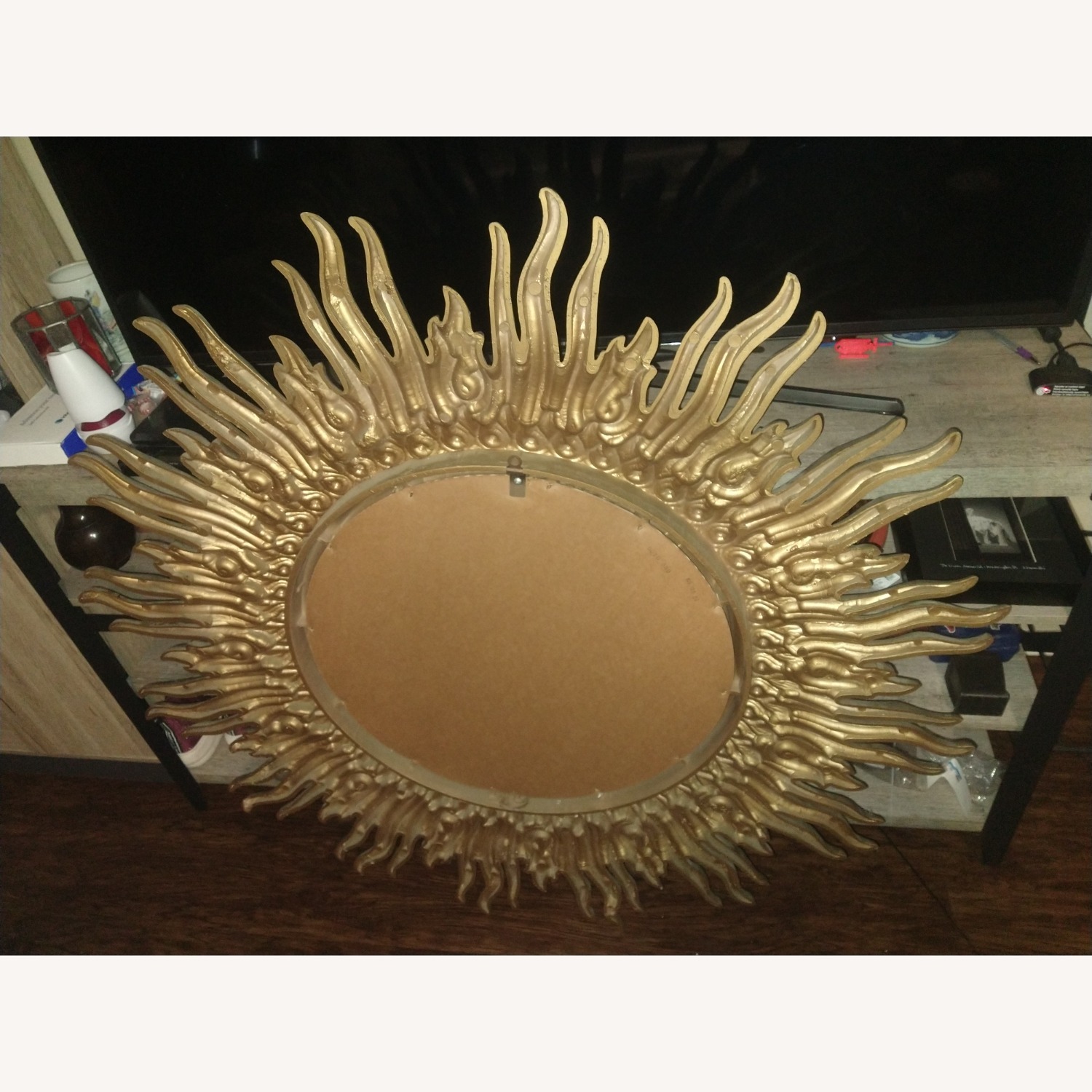 Gold Plastic Wall Mirror - image-4