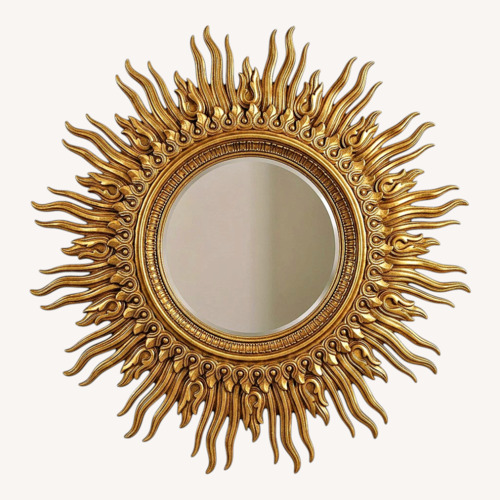 Used Gold Plastic Wall Mirror for sale on AptDeco