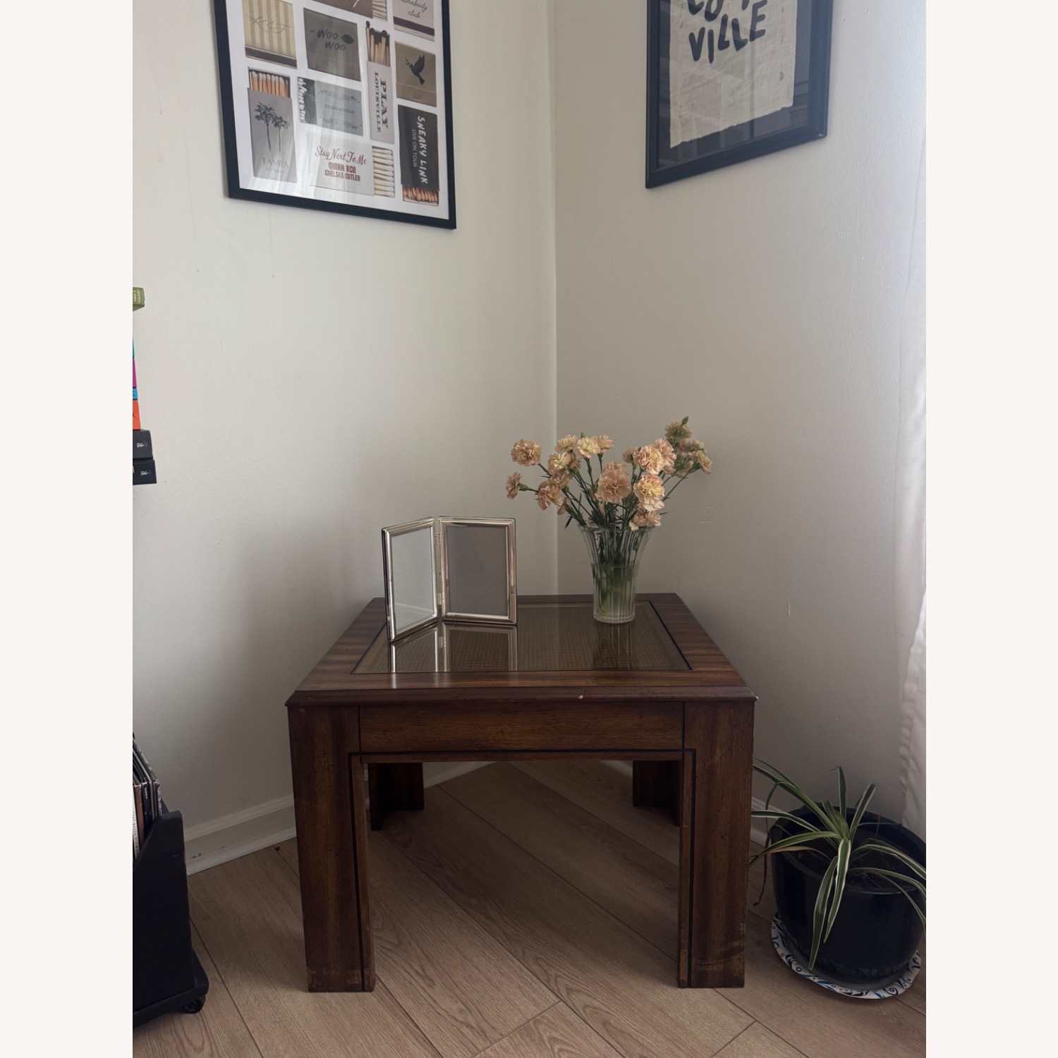 Contemporary Wood Side Table - image-2
