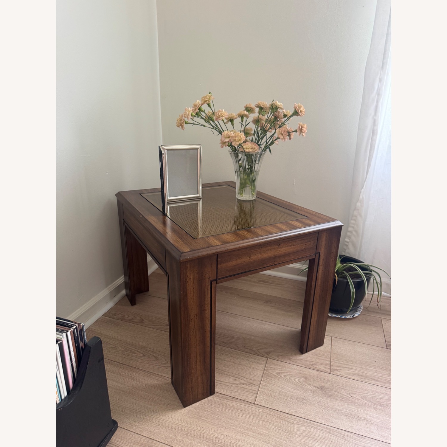 Contemporary Wood Side Table - image-3