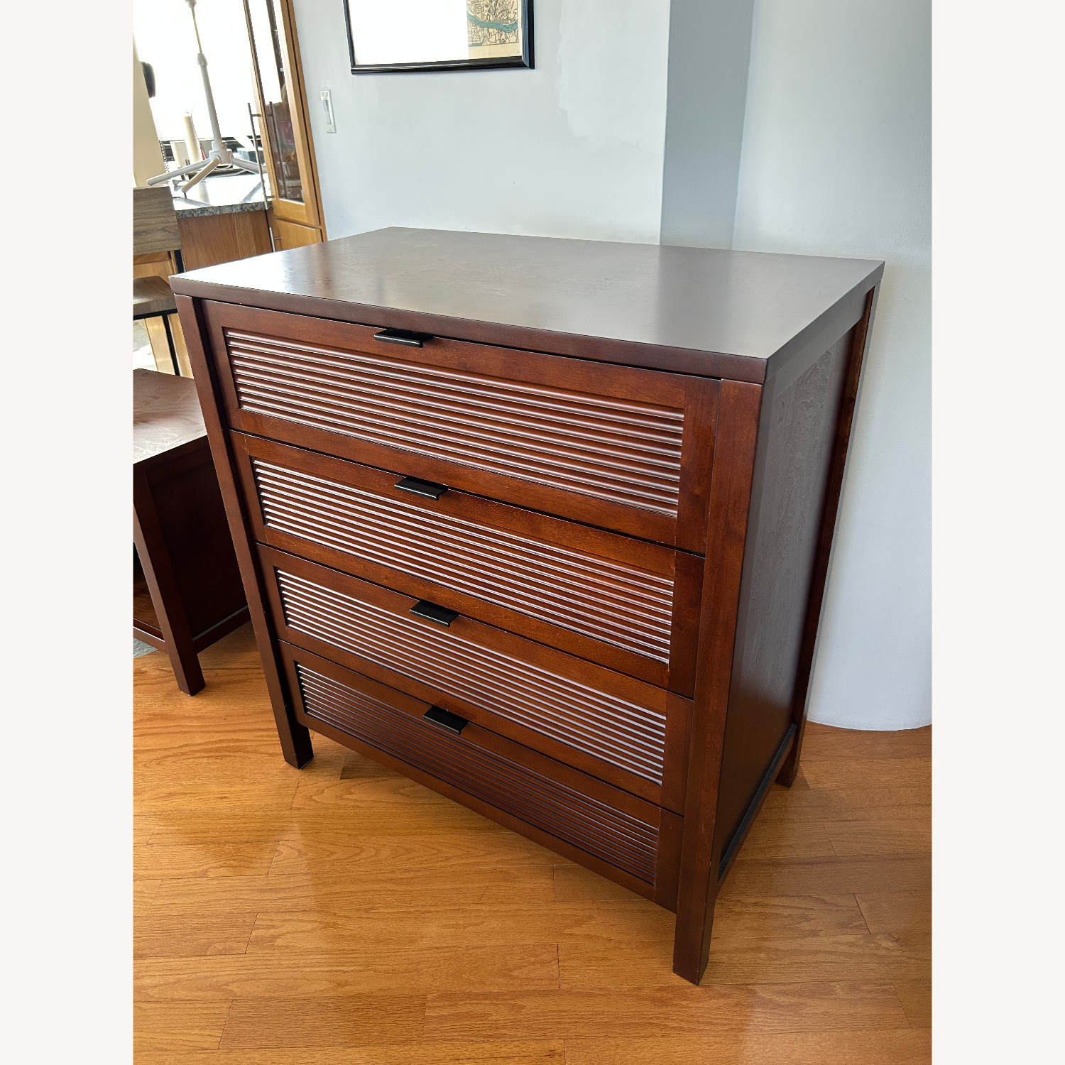 Crate & Barrel Ribbed Front Dresser - image-9