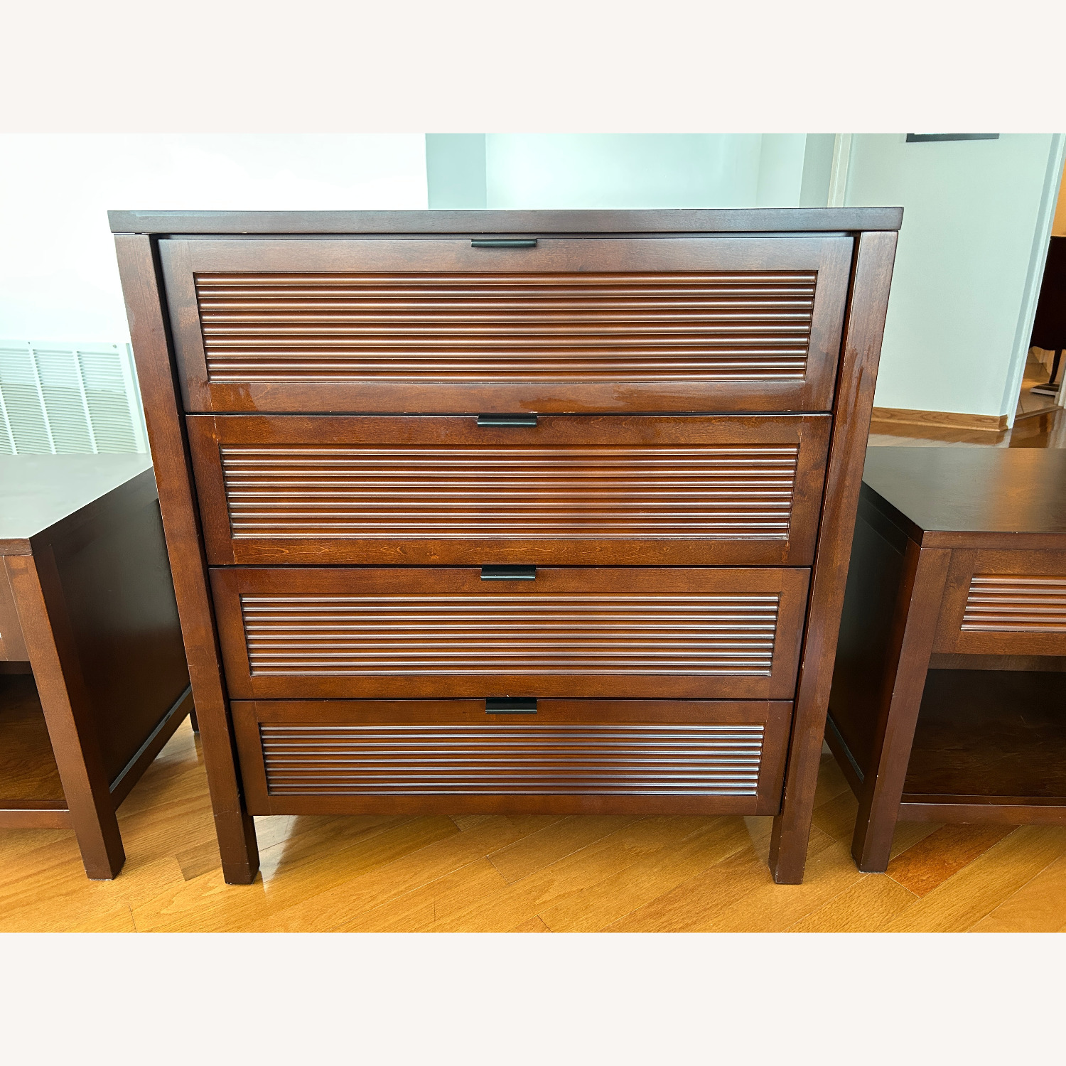 Crate & Barrel Ribbed Front Dresser - image-3