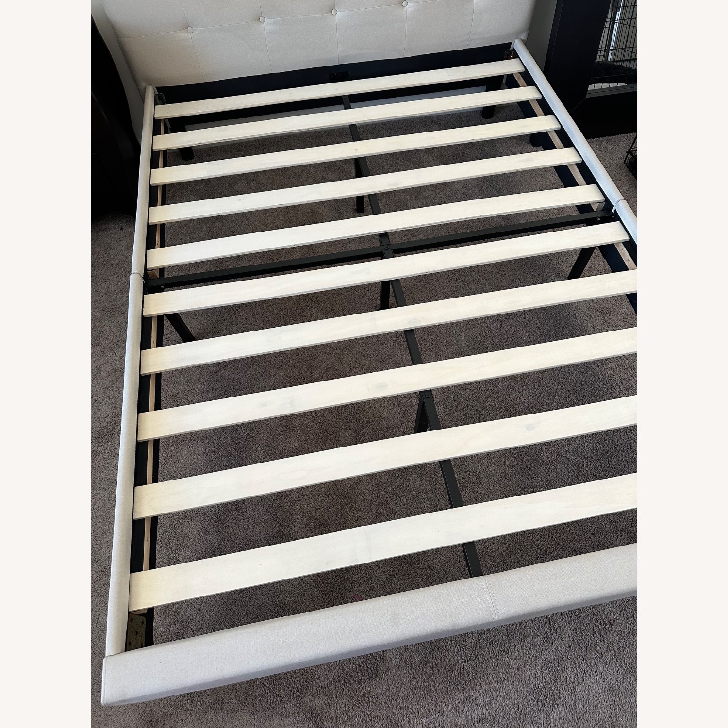 Zinus Tufted Upholstered Platform Bed Frame - image-2
