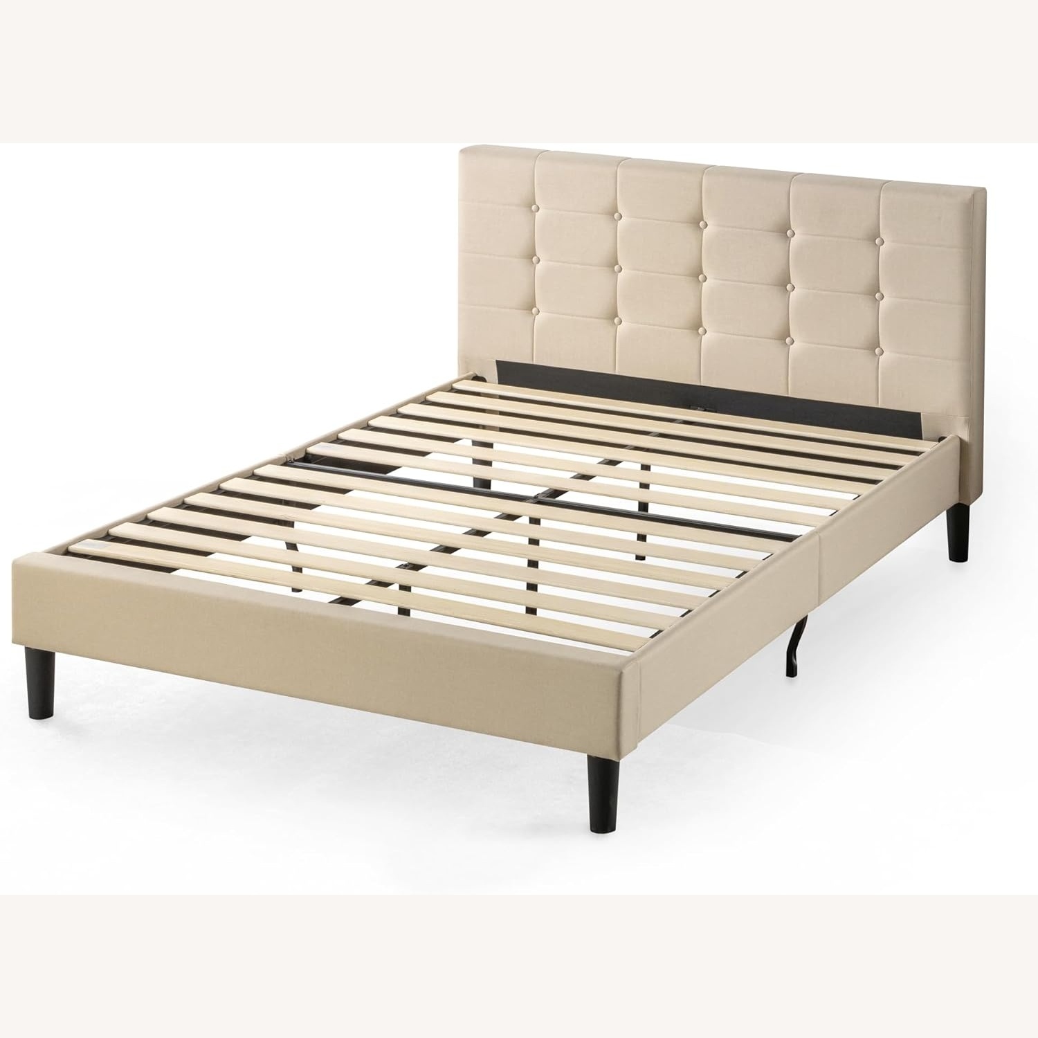 Zinus Tufted Upholstered Platform Bed Frame - image-12