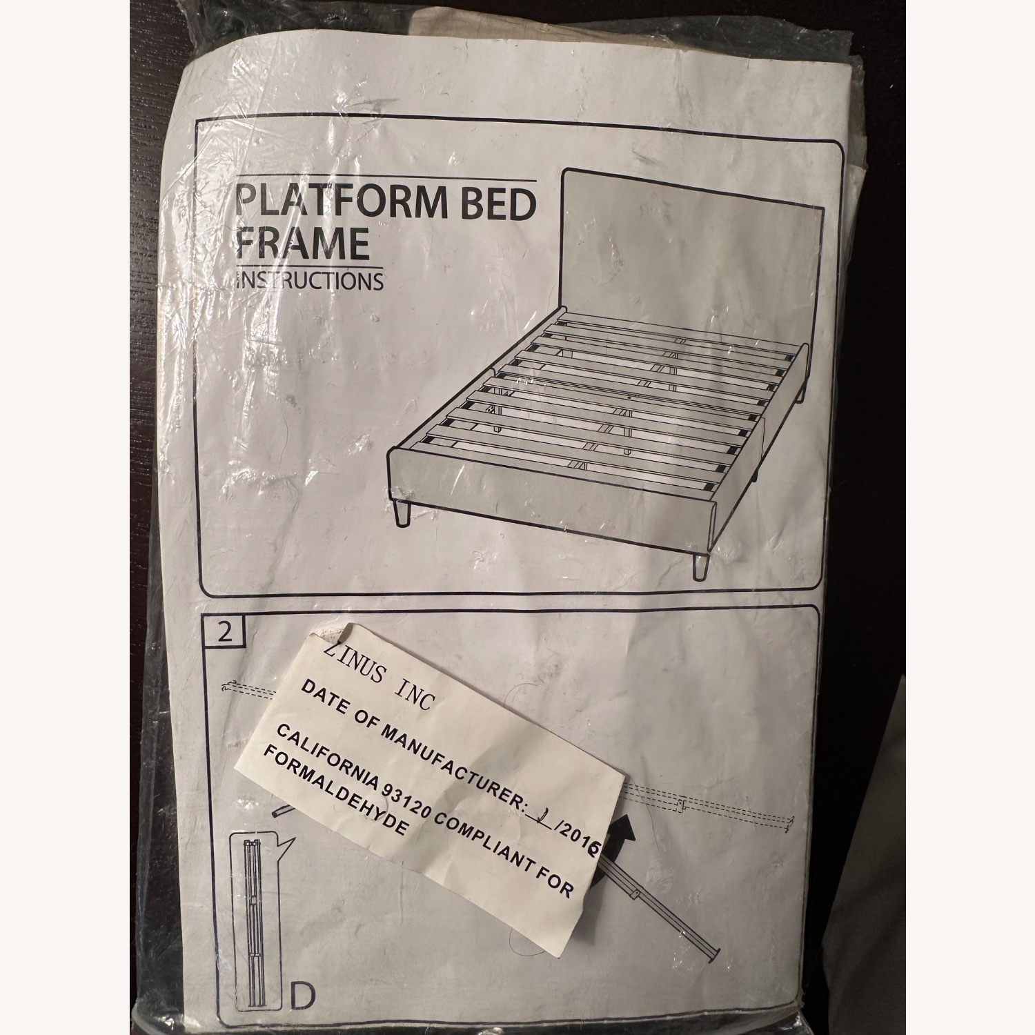 Zinus Tufted Upholstered Platform Bed Frame - image-4