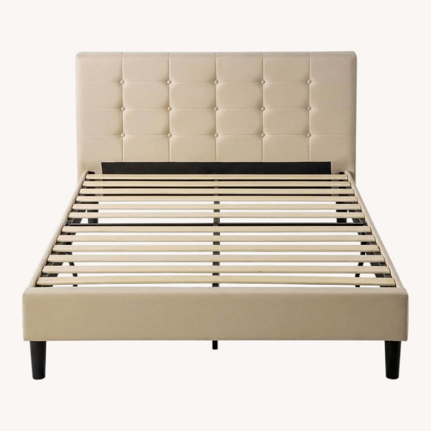 Zinus Tufted Upholstered Platform Bed Frame - image-0