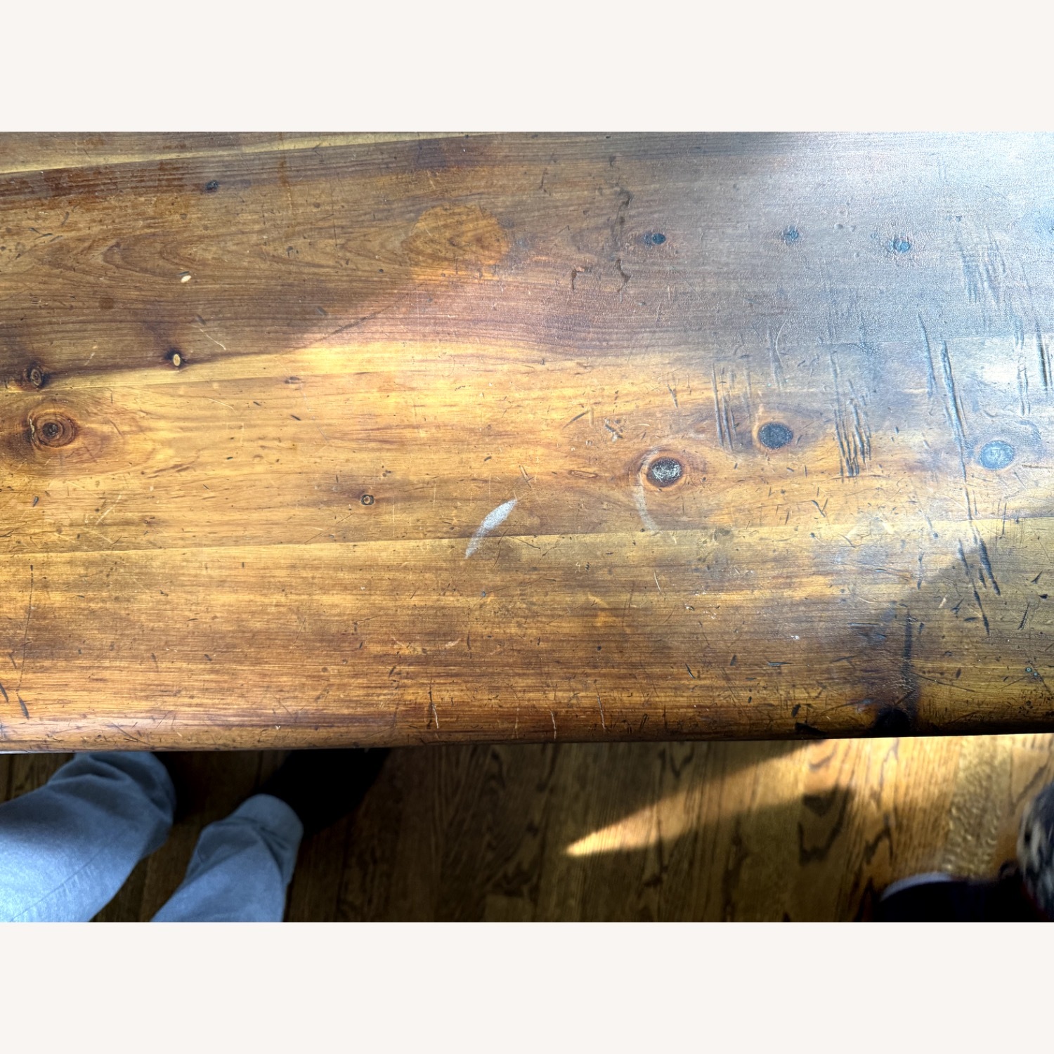 Vintage/Antique Dark Brown Wood Chest - image-6