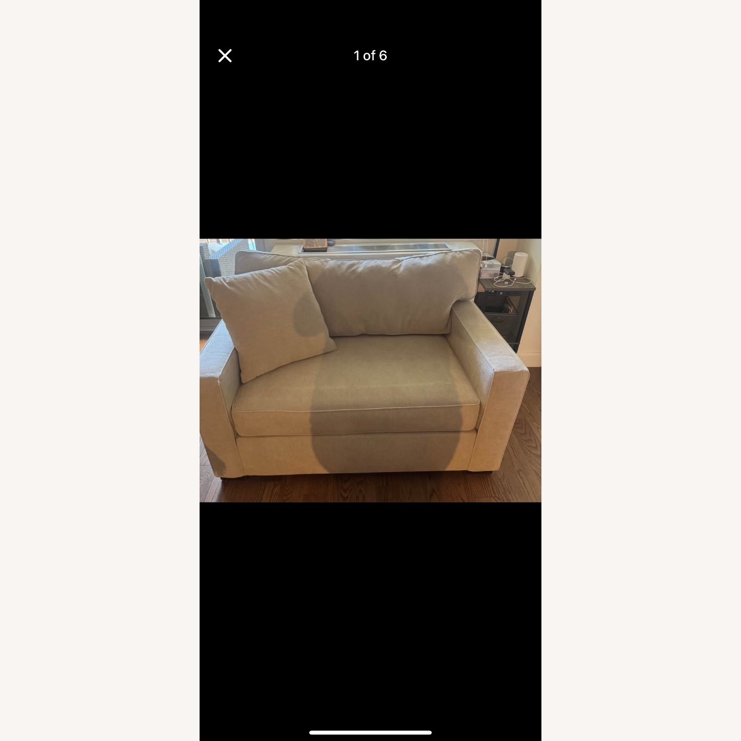 Macy’s Radley 54" Chair Bed - image-1
