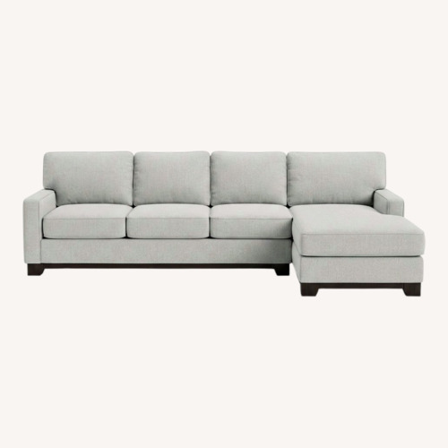 Used Raymour & Flanigan Light Gray Fabric Sleeper Sofa for sale on AptDeco