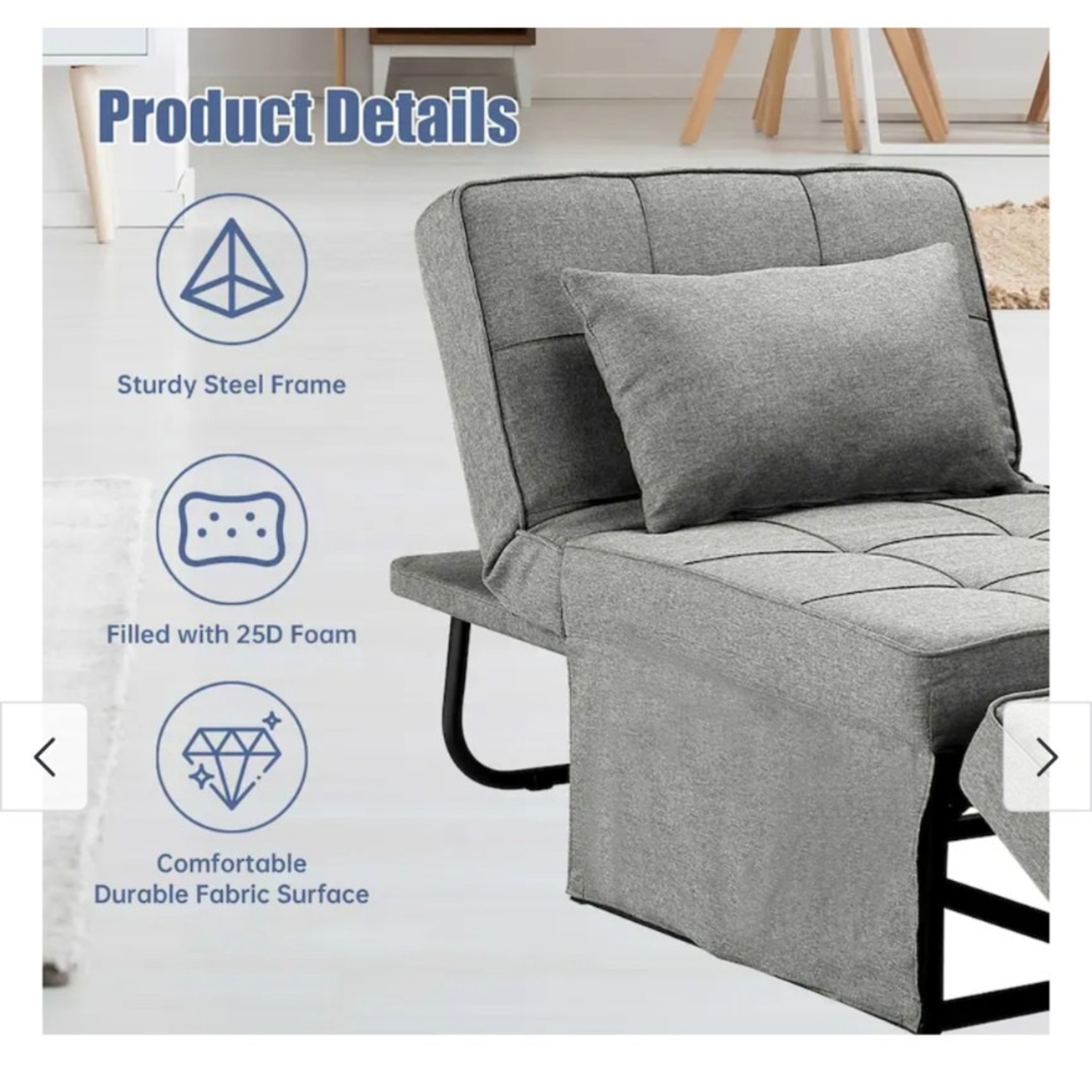 Amazon Versatile 4-in-1 Convertible Ottoman Bed - image-8