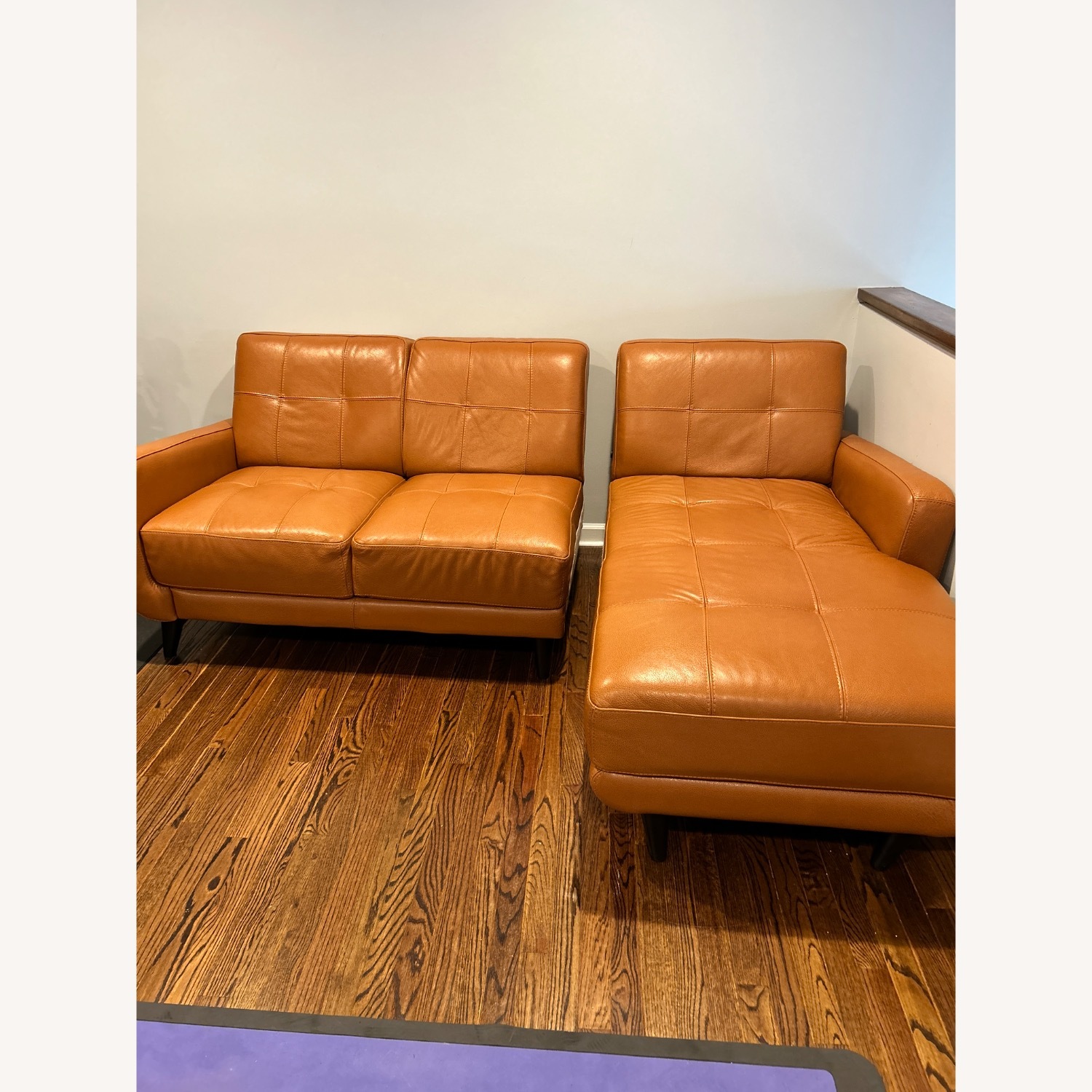 Bloomingdales Chateau D'ax Leather Sectional   - image-3