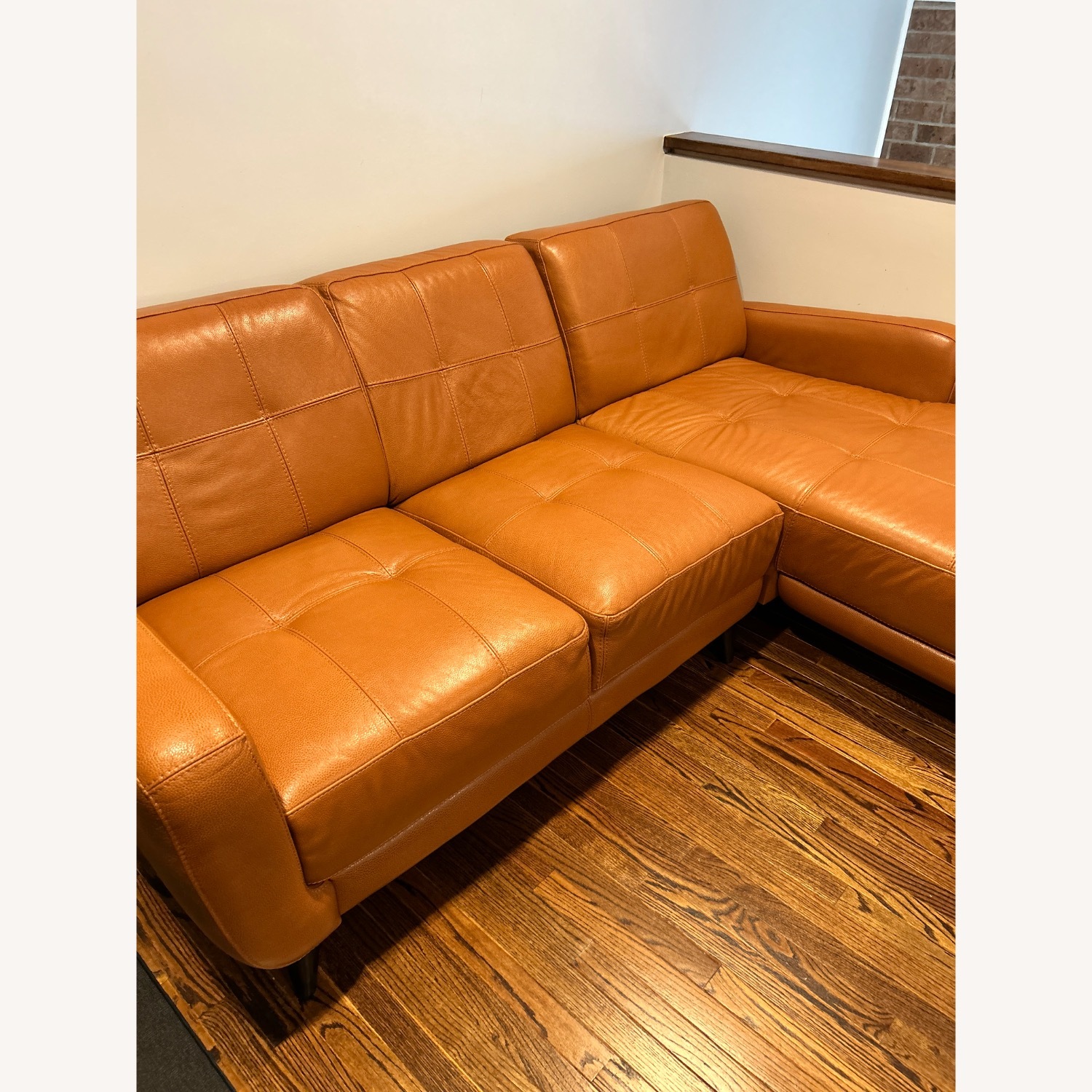 Bloomingdales Chateau D'ax Leather Sectional   - image-4