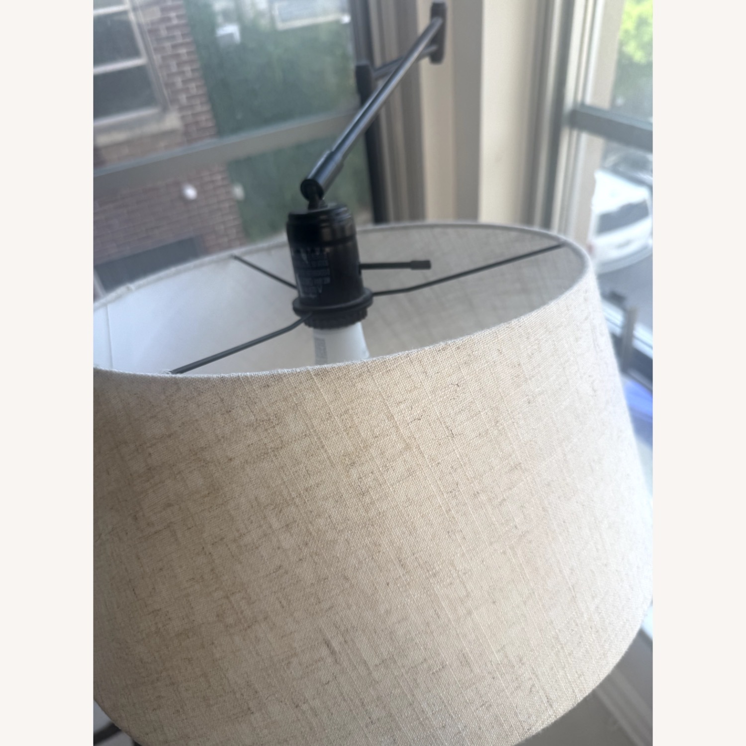 Ashley Dark Brown Metal Floor Lamp - image-3