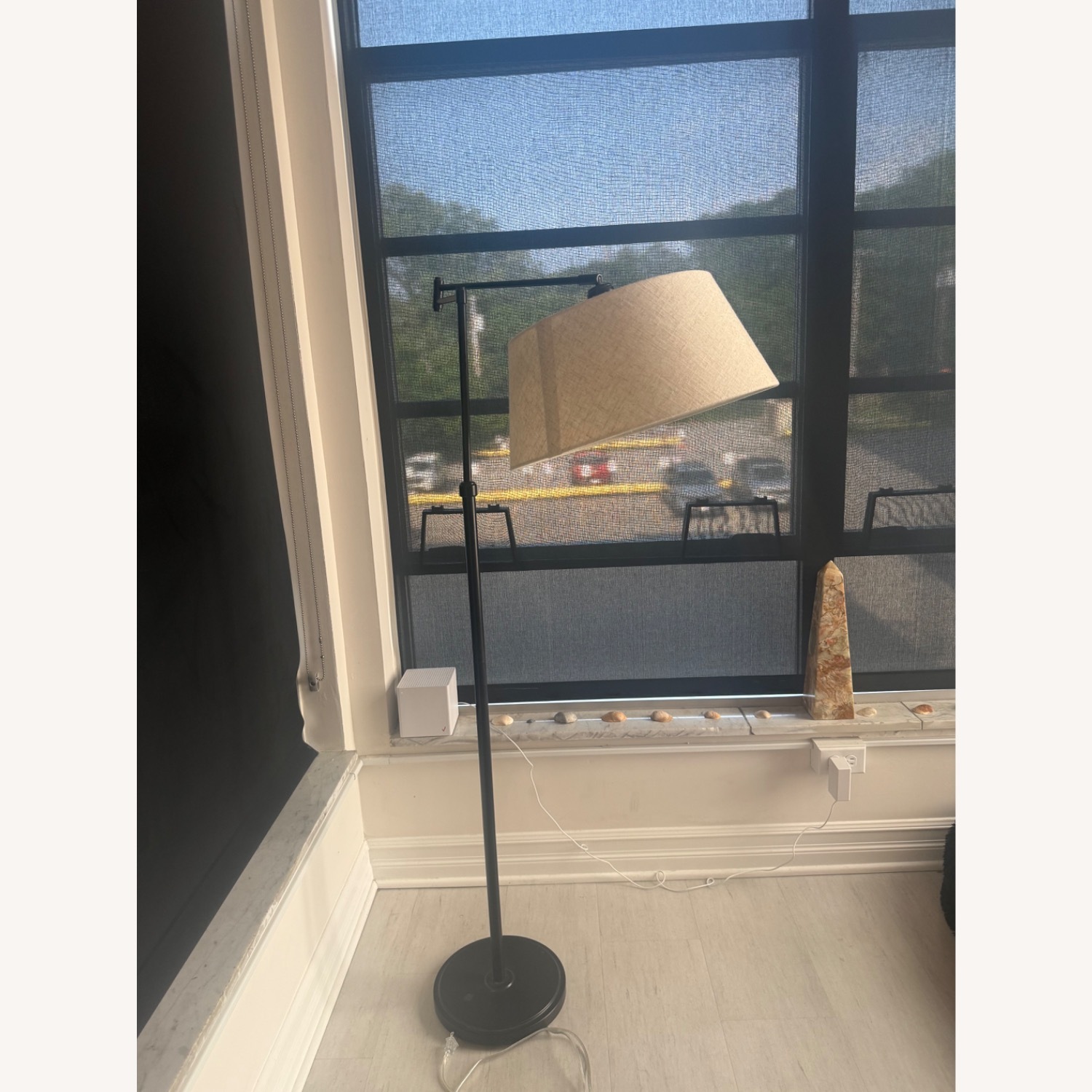 Ashley Dark Brown Metal Floor Lamp - image-2