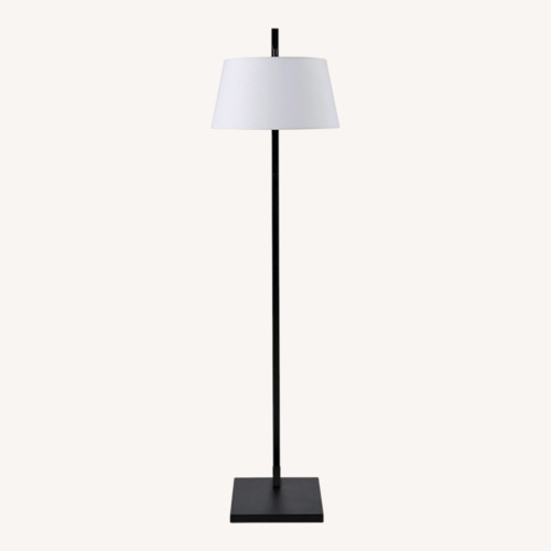 Used Ashley Dark Brown Metal Floor Lamp for sale on AptDeco