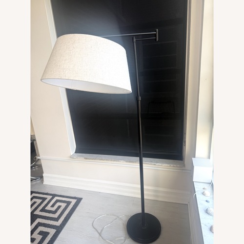 Used Ashley Dark Brown Metal Floor Lamp for sale on AptDeco