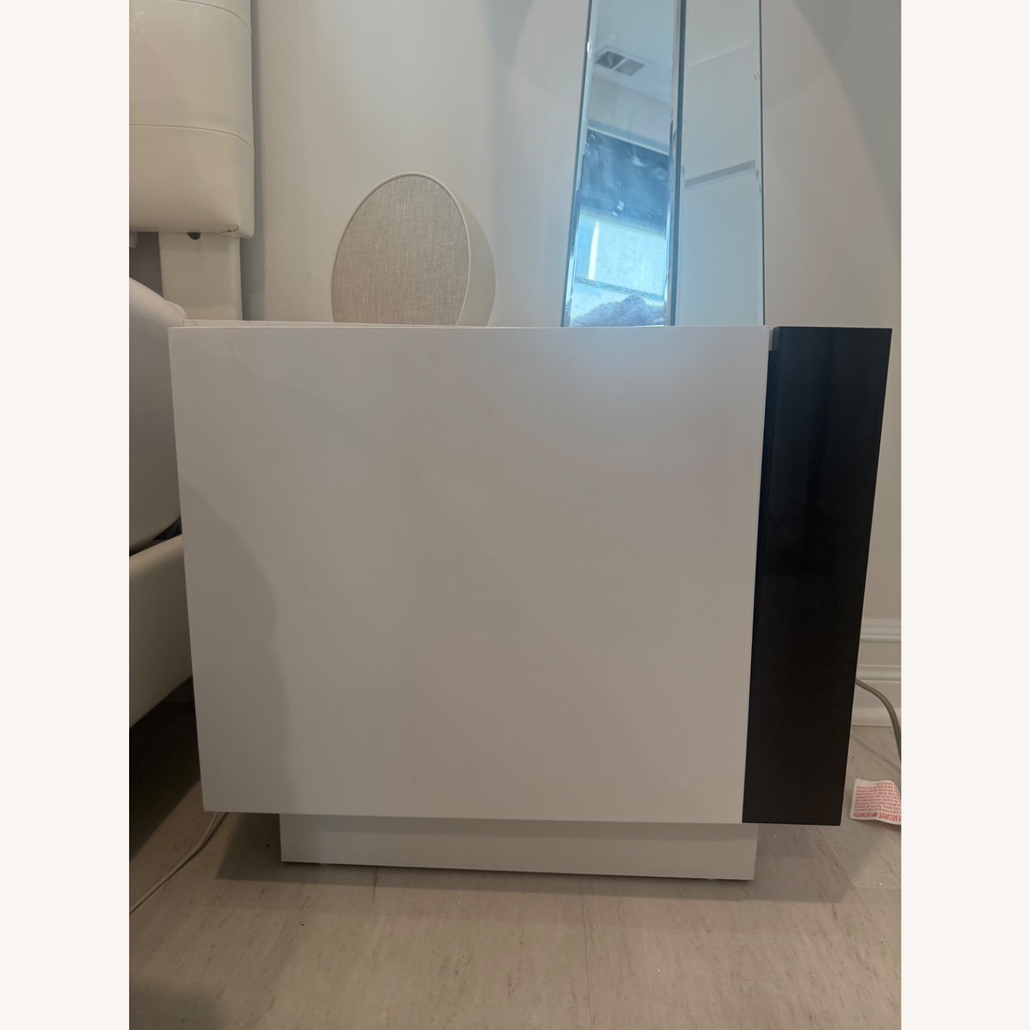 Wade Logan White Wood Nightstand - image-1
