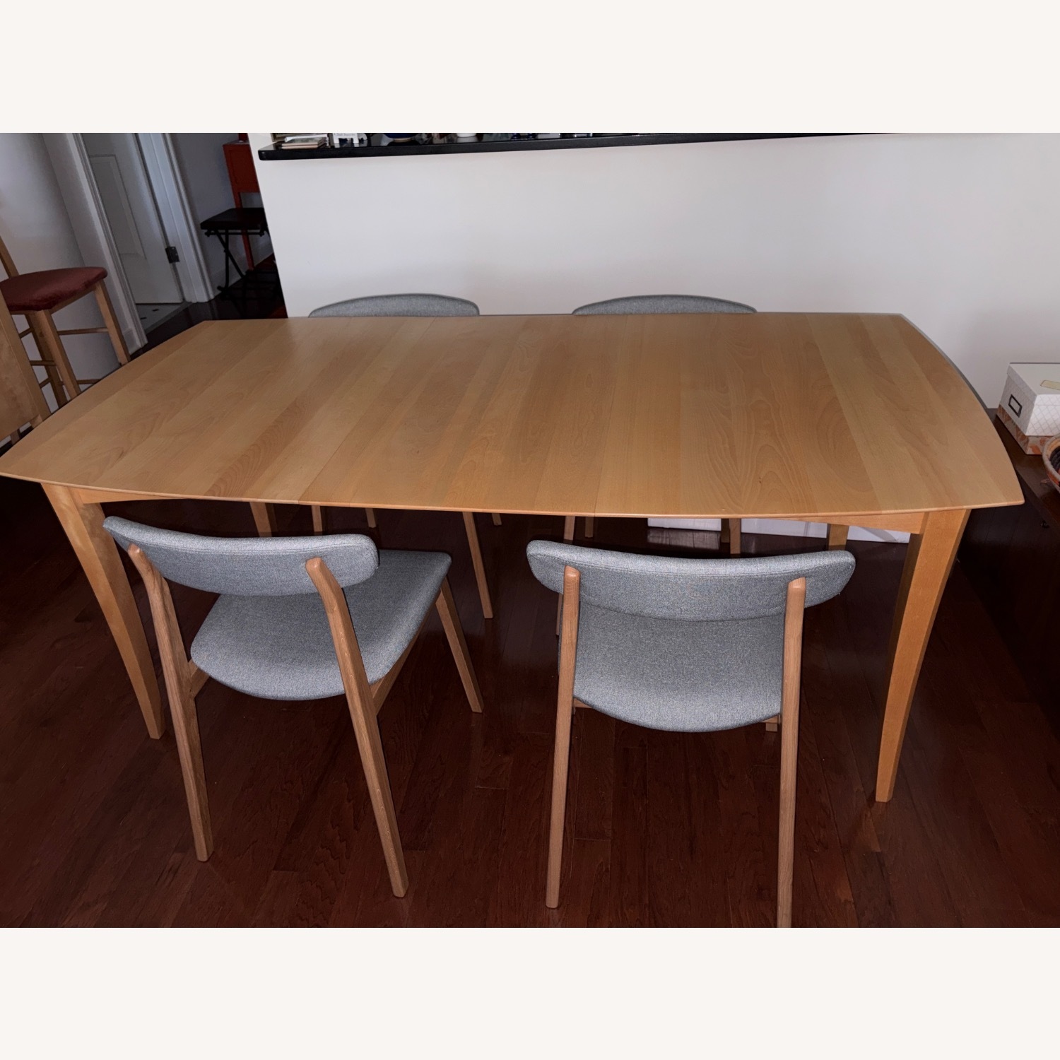 Dinec Birch Series Natural Wood Dining Table - image-4